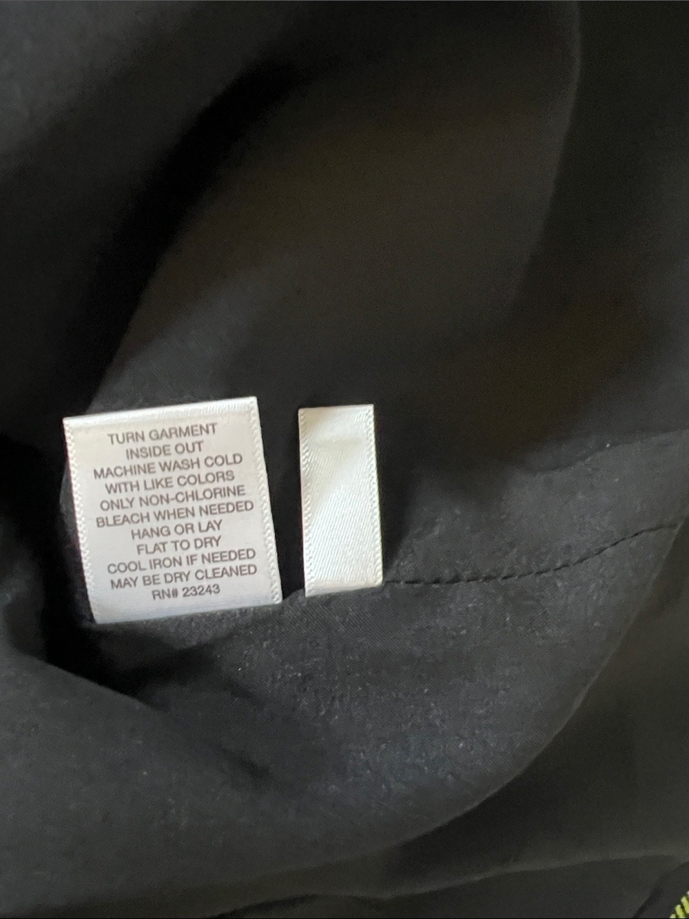 New York & Company Black Vest with Lime Green Windowpane - Picture 5 of 6
